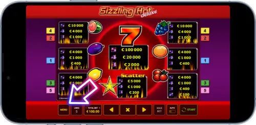 Sizzling Hot Auszahlungstabelle