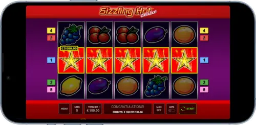Sizzling Hot Scatter Gewinn