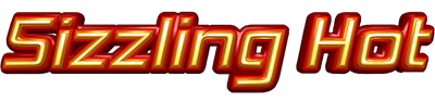 Logo des Spielautomaten Sizzling Hot